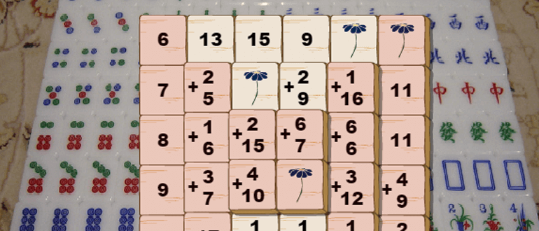 Mahjong Math game