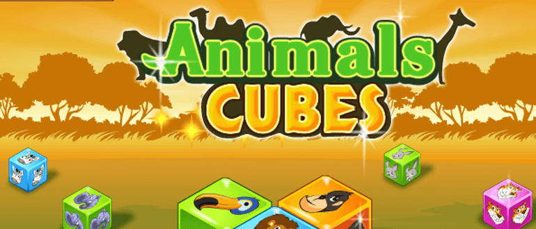 Animals Cubes Mahjong game