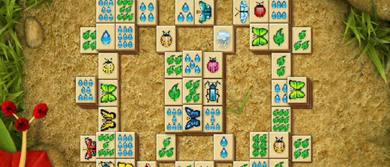 Mahjong Bug Jong game